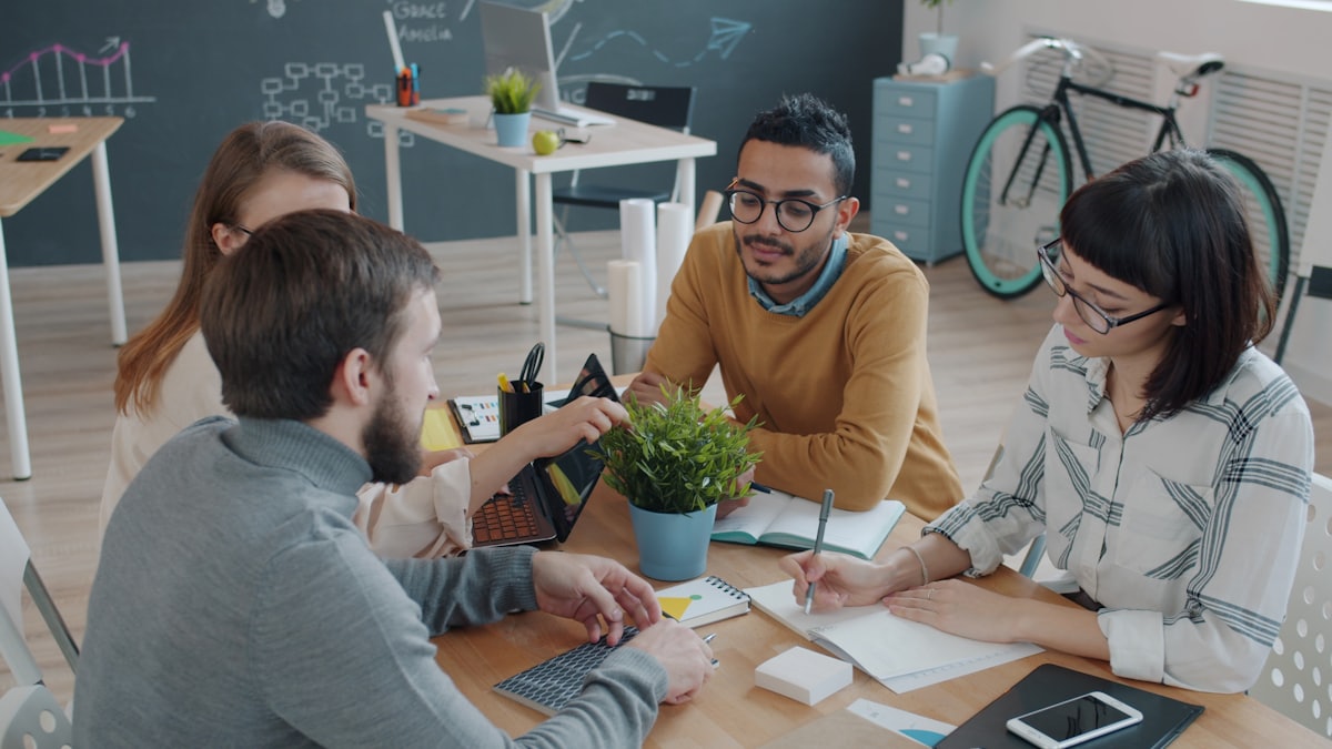 A candidate working through the onboarding steps at a screen